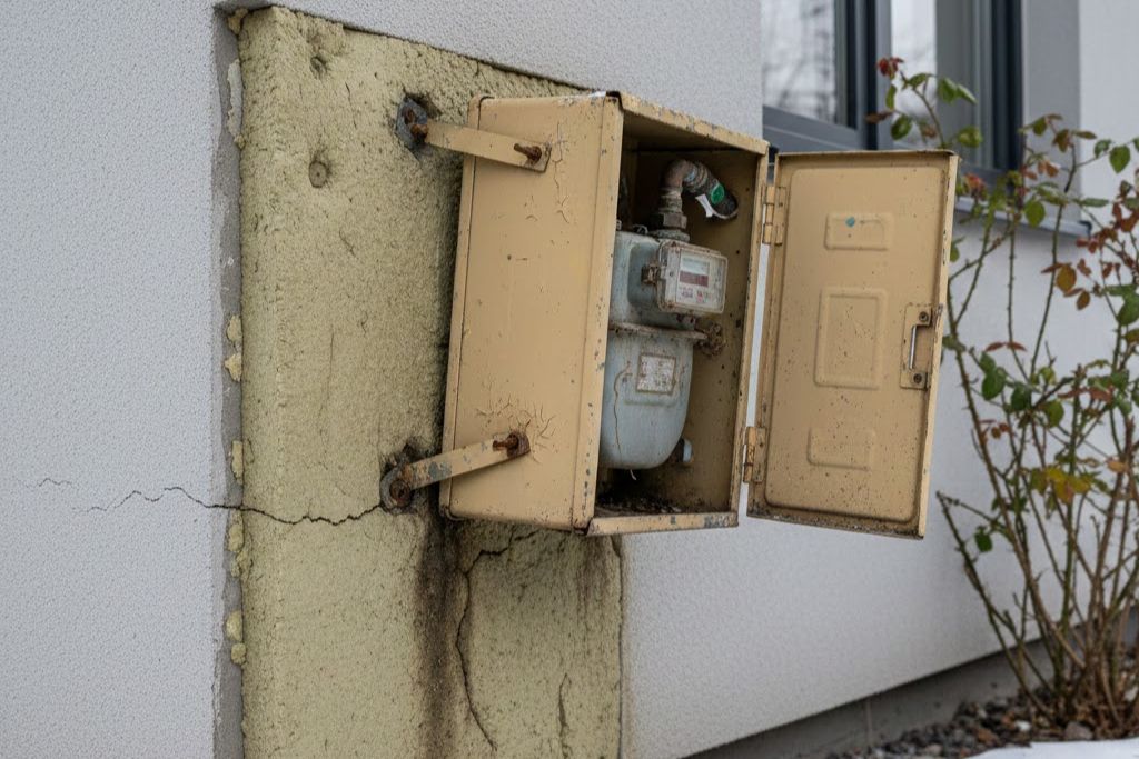 Skrzynka na elewacji