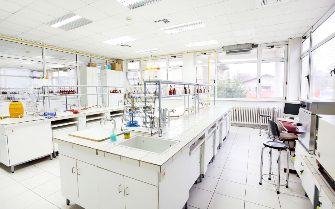 Nowoczesne wnętrze laboratorium